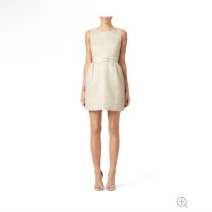 ERIN Erin Fetherston Gold Nina Dress Size